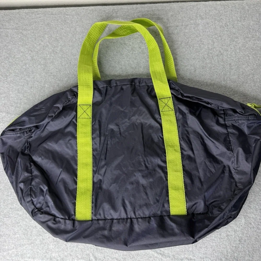 Y2K Gap Nylon Blue Green Duffle Gym Bag Overnight Weekend Travel Duffel Athletic